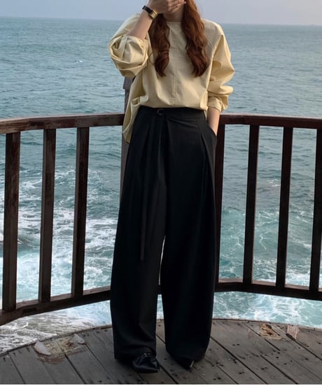 wrap wide slacks