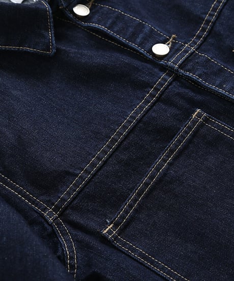 stitch denim jacket