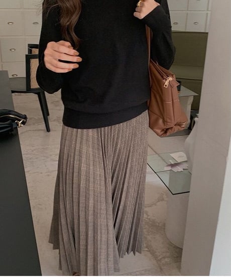 check accordion skirt