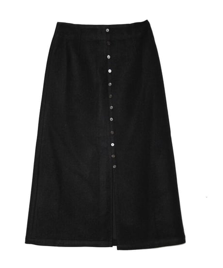 front button skirt/2color