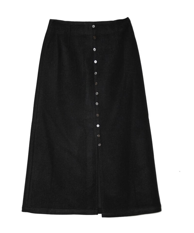 front button skirt/2color | as.style