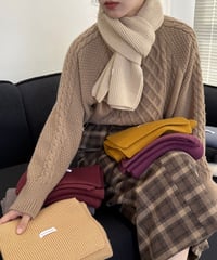 simple rib muffler/9color
