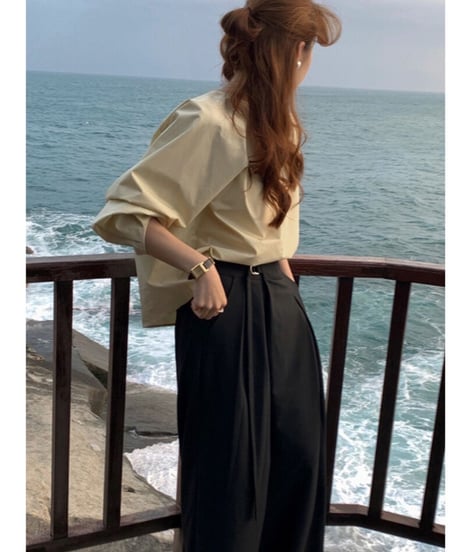 wrap wide slacks