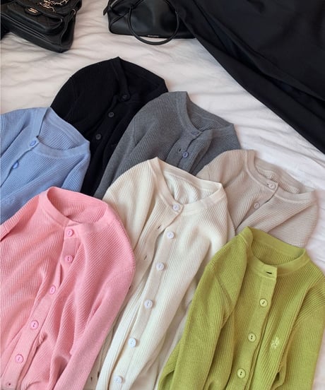 daily color cardigan/7color(ネコポス)