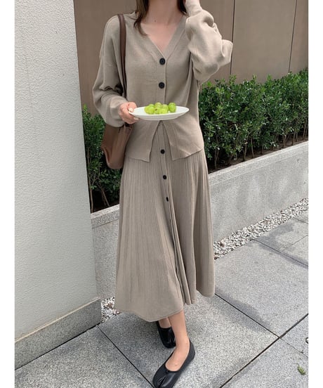 [OUTLET]lady knit set up/3color