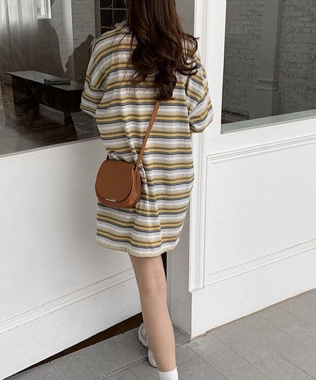 [OUTLET]random border big long-T