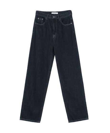 indigo straight denim
