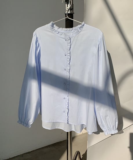 [OUTLET]frill volume sleeve blouse/2color