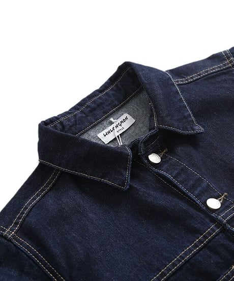 stitch denim jacket