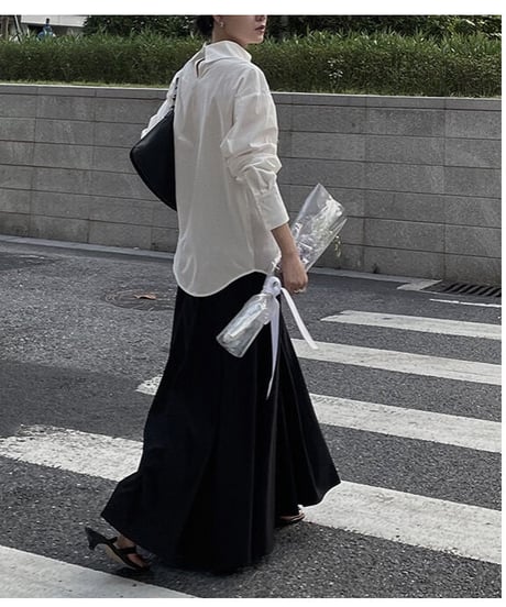 tencel design blouse shirt/3color(ネコポス)