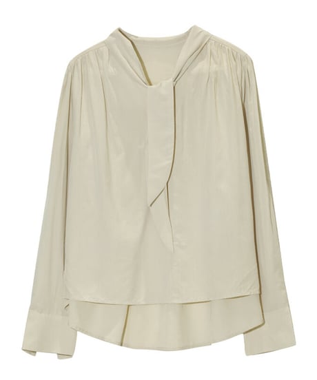 scarf design blouse/2color