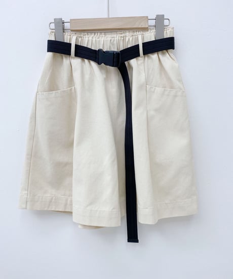 half work pants & belt/3color