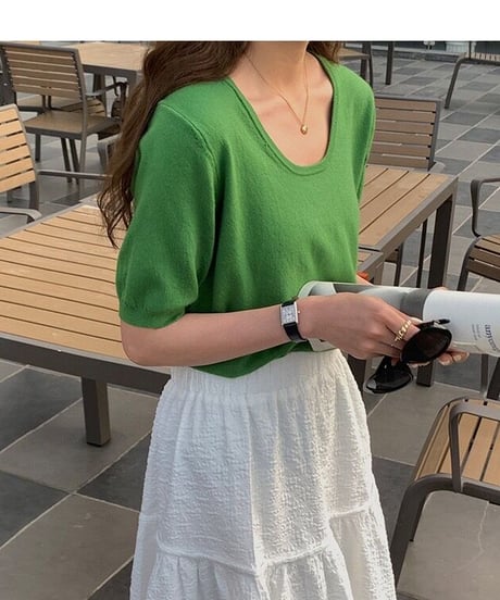 soft knit tops/7color(ネコポス)