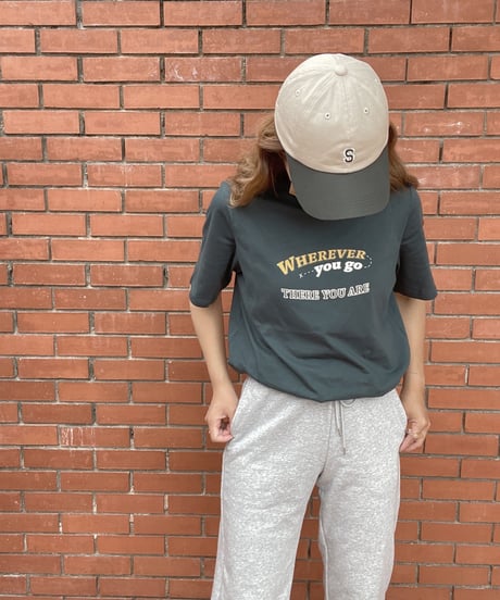 wherever logo T-shirt/2color(ネコポス)