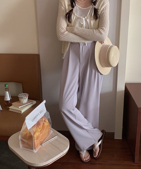 soft color slacks/3color