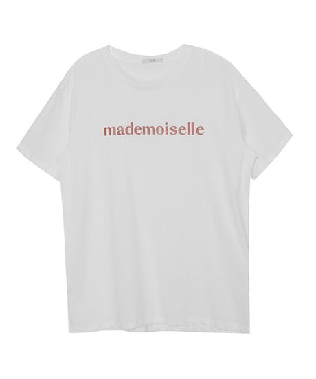 mademoiselle T-shirt/3color(ネコポス)