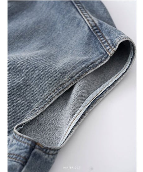 denim over vest/2color