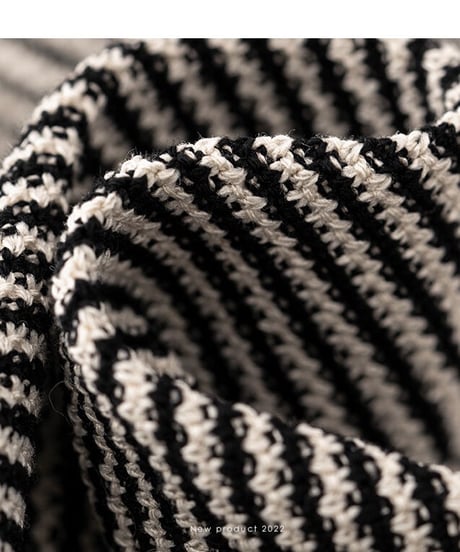 border polo summer knit/3color