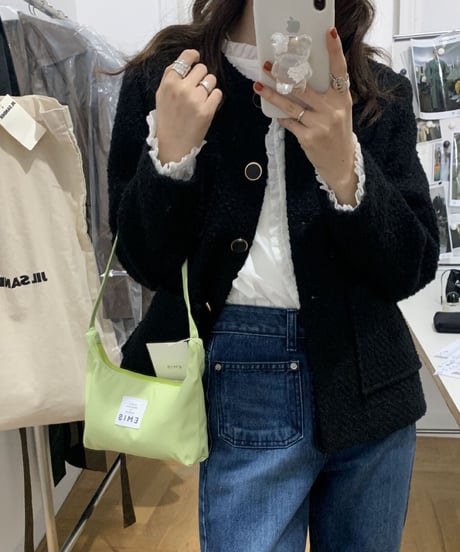 [OUTLET]frill volume sleeve blouse/2color