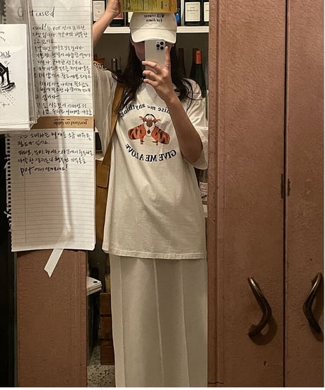 sweat long skirt /5color