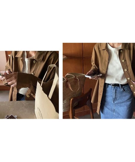 work shirt jacket/2color