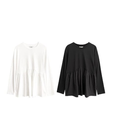 mix material flare tops/2color