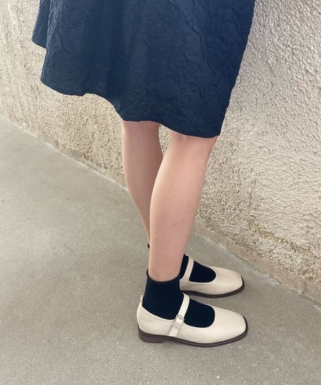 strap flat pumps/3color