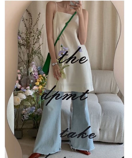 [OUTLET]linen camisole tunic/2color(ネコポス)