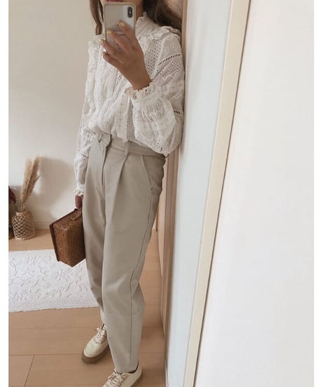 [OUTLET]eco leather pants/3color