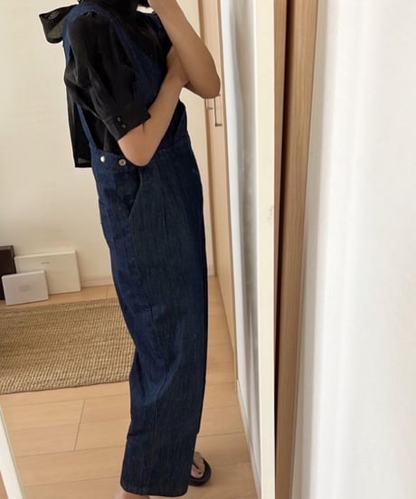 denim jumper all-in-one