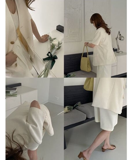 classic summer jacket(half sleeve)/2color