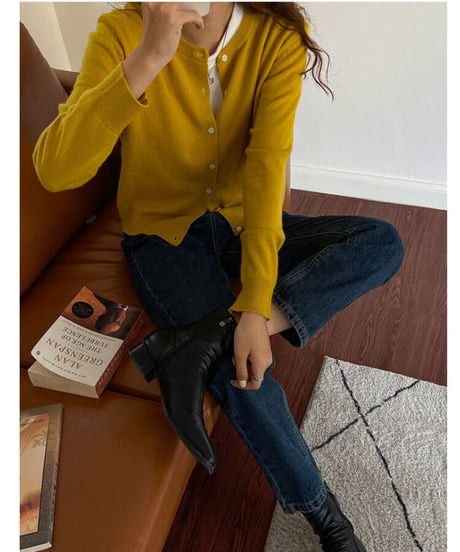 cropped straight denim