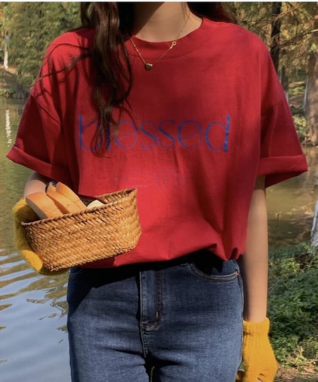 blessed big T-shirt/3color(ネコポス)