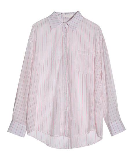 sheer stripe shirt/3color(ネコポス)