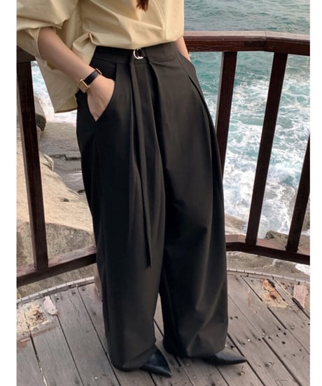 wrap wide slacks