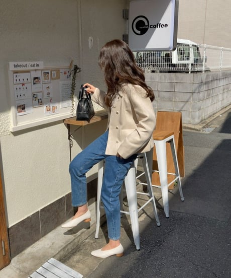 classical double button jacket/4color