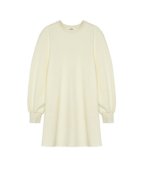 balloon sleeve middle one-piece/2color