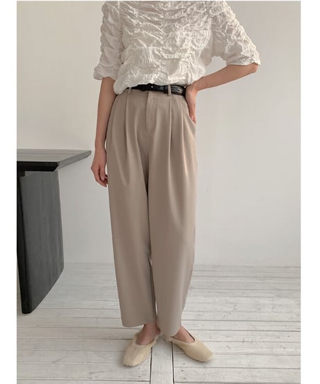 double tuck slacks