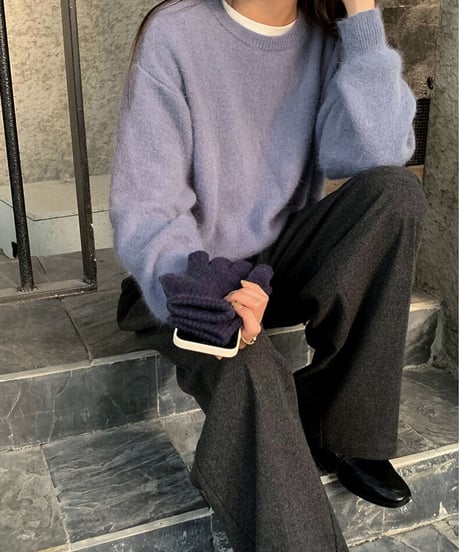 crew neck knit/3color
