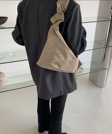 shirring handle bag/3color(ネコポス)