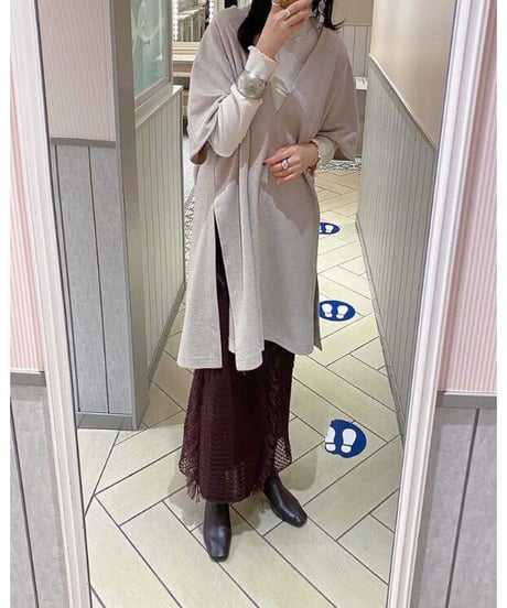 [OUTLET]caftan long tops/2color