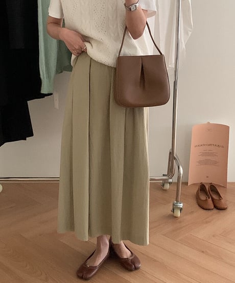 cotton volume skirt/2color