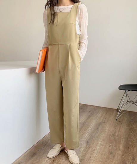 square neck all-in-one/2color