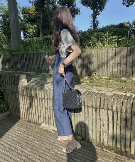 denim jumper all-in-one