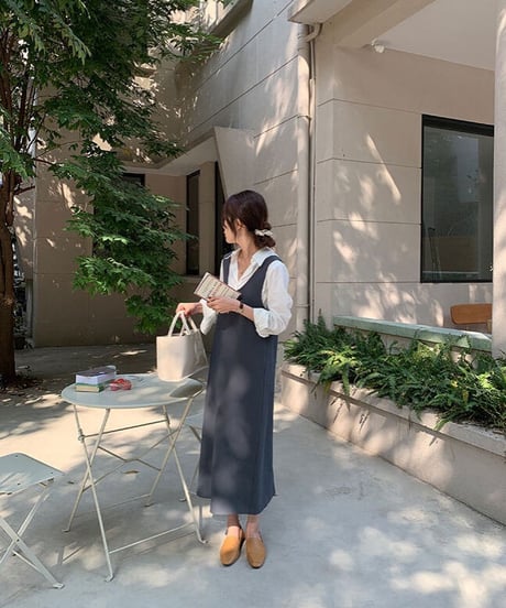 u neck sleeveless OP/2color