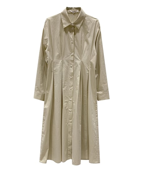 waist tuck shirt dress/3color