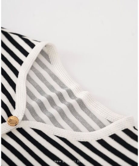 border half sleeve cardigan(ネコポス)