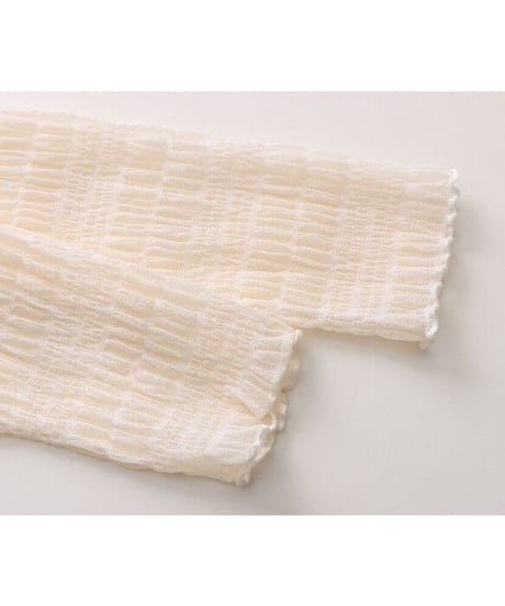 gather sheer tops(ネコポス)