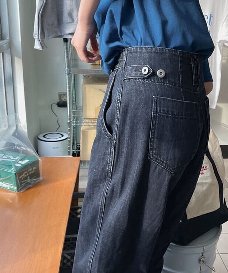 gurkha denim pants/2color