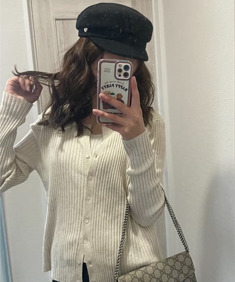 [OUTLET]rib ensemble like tops/2color